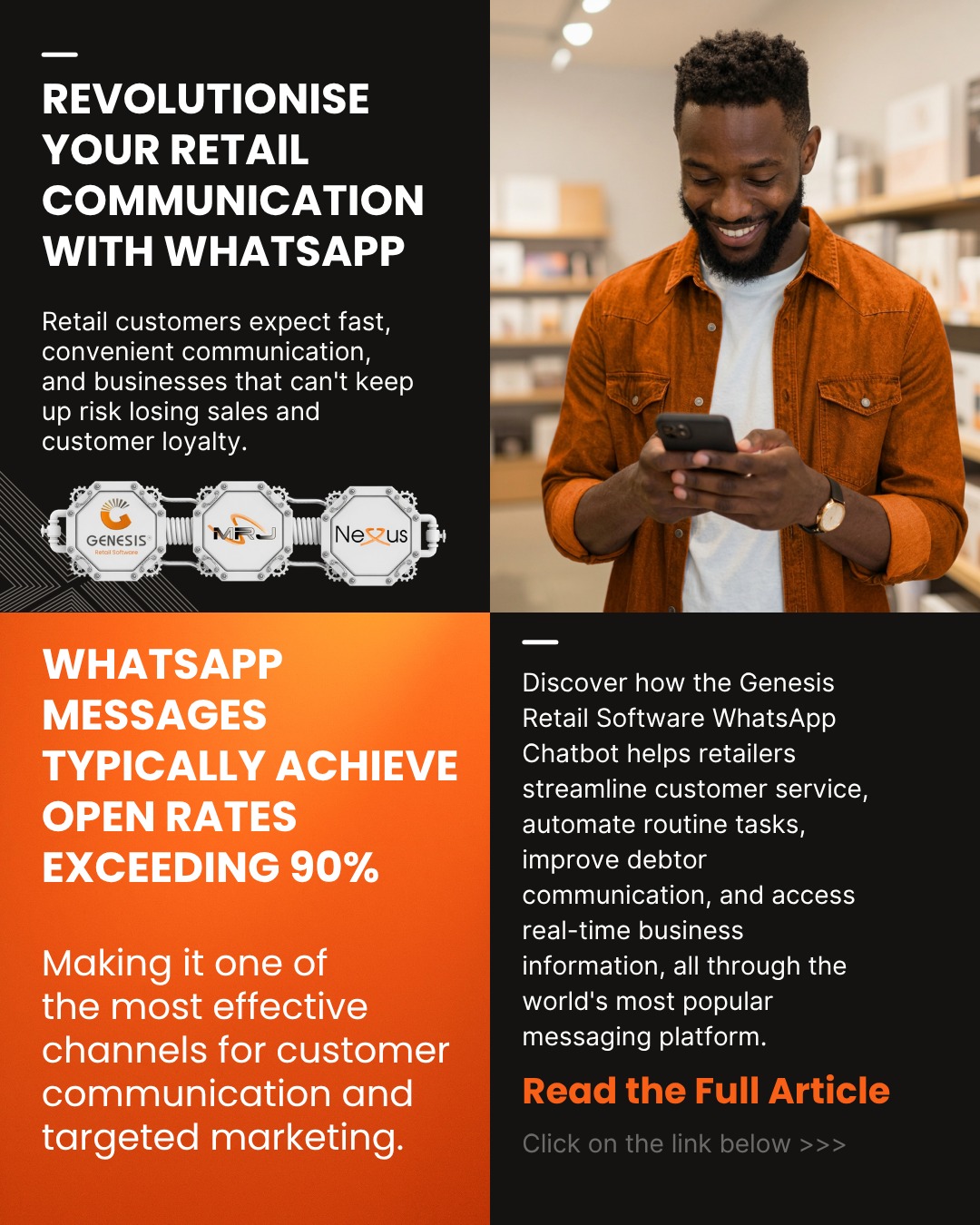 Revolutionising Retail Communication: How the Genesis Retail Software WhatsApp Chatbot Is Changing the Game